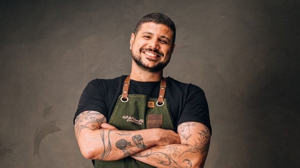 Retrato do chef Raul Lemos